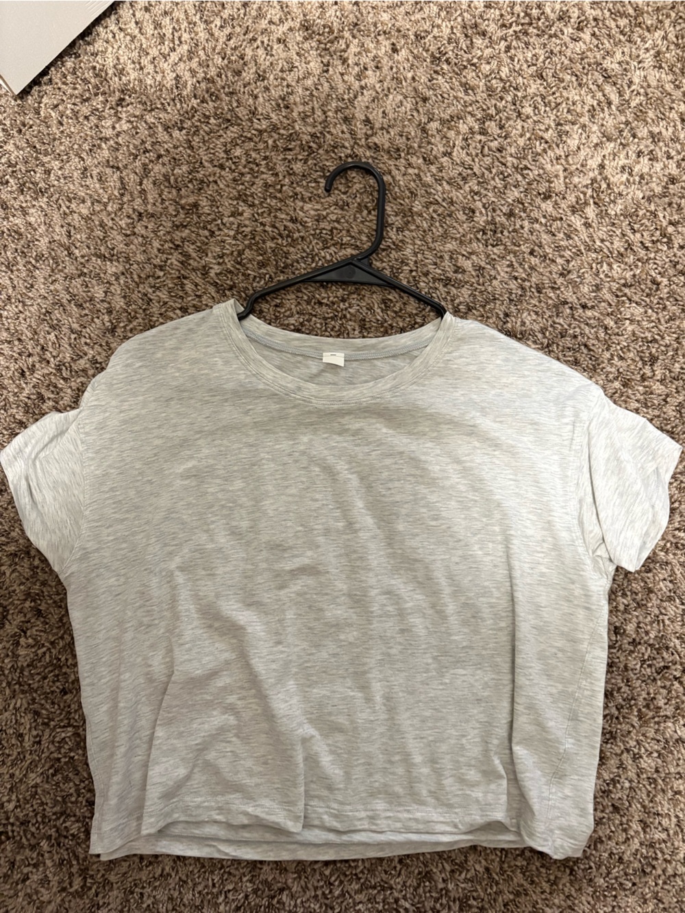 lululemon athletica Light Gray Short Sleeve Tee